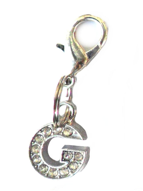 A-Z Crystal Letter Pet Charms – Ciondoli Lettere in Cristallo per Collare Cani e Gatti, Accessori Eleganti Personalizzabili