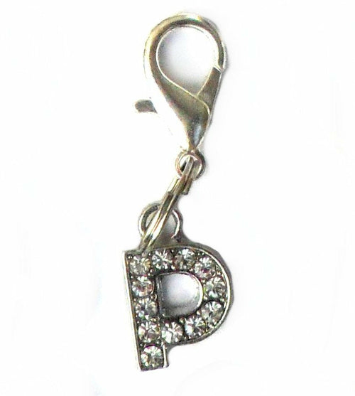 A-Z Crystal Letter Pet Charms – Ciondoli Lettere in Cristallo per Collare Cani e Gatti, Accessori Eleganti Personalizzabili