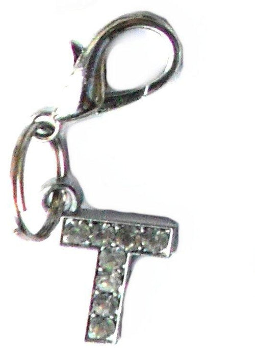 A-Z Crystal Letter Pet Charms – Ciondoli Lettere in Cristallo per Collare Cani e Gatti, Accessori Eleganti Personalizzabili