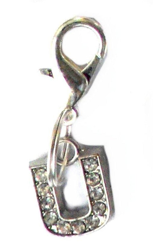 A-Z Crystal Letter Pet Charms – Ciondoli Lettere in Cristallo per Collare Cani e Gatti, Accessori Eleganti Personalizzabili