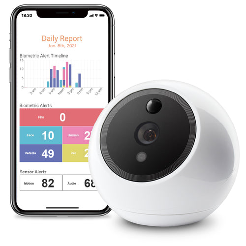 Apollo Pet Monitoring Camera – AI Detection, Visione Notturna